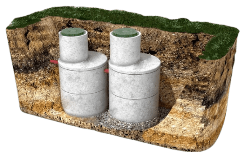 Монтаж канализации из железобетонных колец